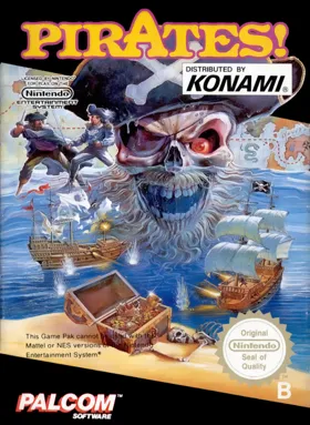 Pirates! (Europe) box cover front